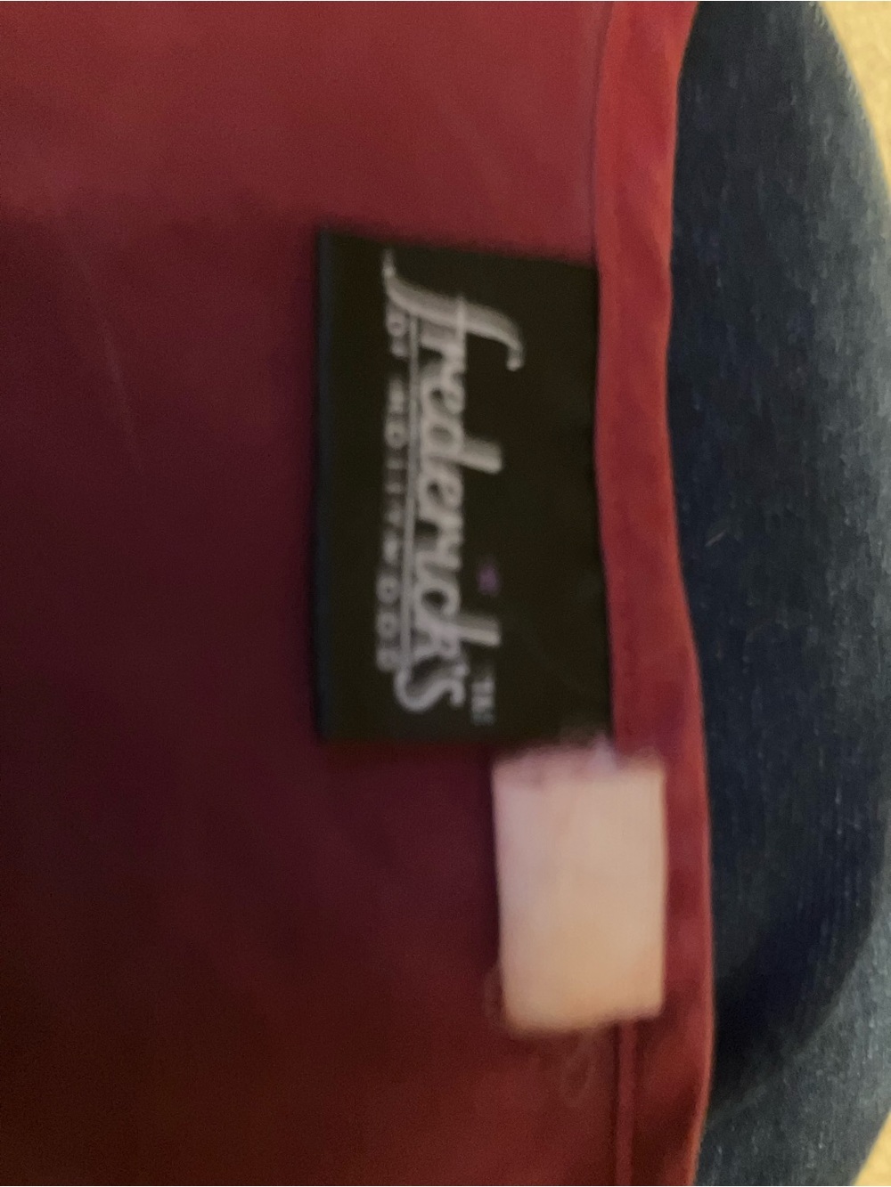 Frederick's of Hollywood Red V-Neck Long Sleeve Tunic - Picture 6 of 6